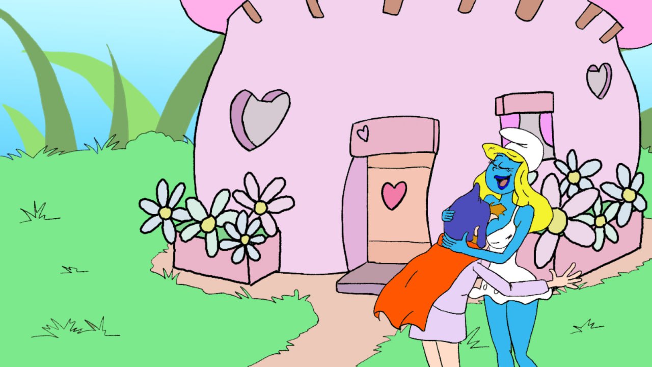 【电脑/SLG】蓝精灵和蓝妹妹们 Smurfing the Smurfettes v0.25 AI汉化版